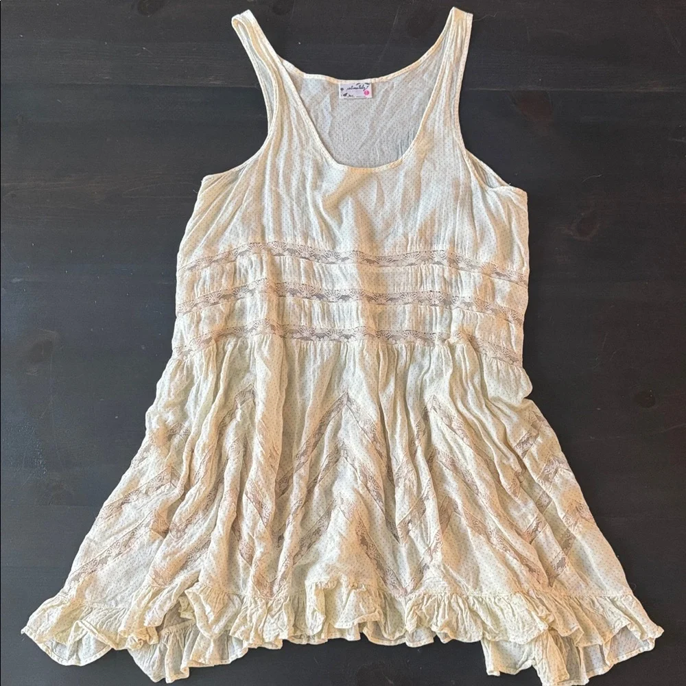 Free People Intimately Boho Trapeze Ruffle Dress - Picture 6 of 9